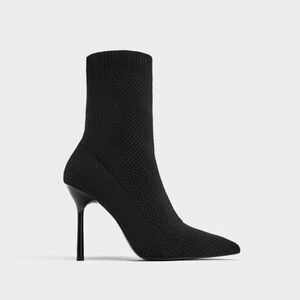 Zara Stretch Textured Ankle Boots 38